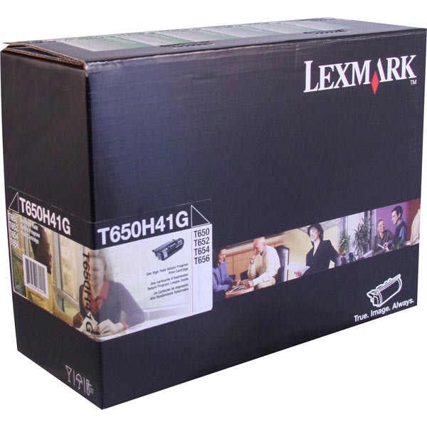 Lexmark Lexmark High Yield Return Program Toner Cartridge, TAA Compliant, Color: Black T650H41G - main
